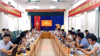 Sở Xây dựng làm việc về phương án lập quy hoạch chung với 7 xã