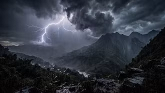 Thời tiết ngày 25/8: Bão số 4 đổi hướng gây mưa dông diện rộng, Lào Cai cảnh báo dông lốc, mưa lớn cục bộ
