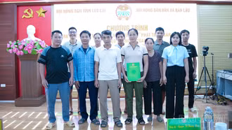 Bản Lầu ra mắt Tổ hội nông dân nghề nghiệp “Phát triển sản xuất dứa theo hướng VietGap” 