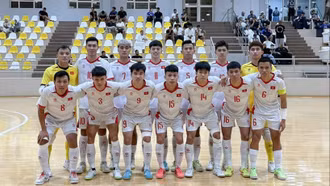 Tuyển futsal Việt Nam thắng trận giao hữu thứ hai tại Kuwait