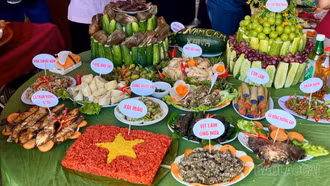 Ấn tượng Hội thi ẩm thực tại Lễ hội đền Nghĩa Đô năm 2026