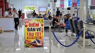 Mở bán vé tàu Tết Nguyên đán Đinh Mùi năm 2027
