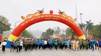 Sôi nổi Lễ phát động Ngày chạy Olympic tỉnh Lào Cai năm 2026