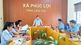 Sở Dân tộc và Tôn giáo làm việc với xã Phúc Lợi về công tác dân tộc, tôn giáo và triển khai Chương trình mục tiêu quốc gia