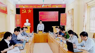 Đoàn công tác Ban Tuyên giáo và Dân vận Tỉnh ủy làm việc với phường Cầu Thia