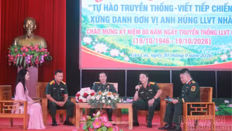 Trung đoàn 254 tổ chức tọa đàm “Tự hào truyền thống, viết tiếp chiến công - Xứng danh đơn vị anh hùng LLVT Nhân dân”