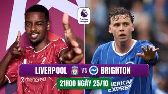 Nhận định Liverpool vs Brighton 21h00 ngày 25/10: "The Kop" thị uy sức mạnh