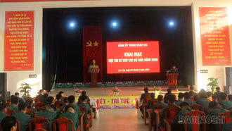 Trung đoàn 254 tổ chức thành công Hội thi Bí thư Chi bộ giỏi cấp Trung đoàn