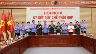 Ký kết quy chế phối hợp giữa Viện kiểm sát quân sự các đơn vị