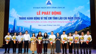 Lào Cai phát động Tháng hành động vì trẻ em năm 2026