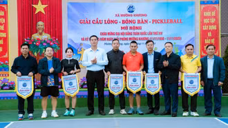 Mường Khương tổ chức thành công Giải Cầu lông - Bóng bàn - Pickleball mở rộng năm 2025