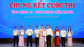 Chung kết Cuộc thi “Ứng dụng AI - Khai thông điểm nghẽn” năm 2026