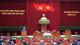 Ngày làm việc thứ hai Hội nghị lần thứ ba Ban Chấp hành Trung ương Đảng khóa XIV