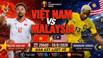 Siêu máy tính dự đoán tỷ số Việt Nam vs Malaysia 20h (19/8): Cơ hội nào cho “mãnh hổ”?