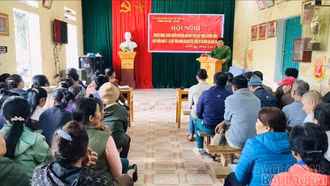 Bảo Ái: Trên 1.300 lượt người dân được tuyên truyền, phổ biến giáo dục pháp luật 