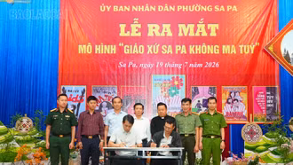 Phường Sa Pa ra mắt mô hình “Giáo xứ Sa Pa không ma túy”