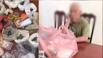 Ông lão mang thuốc súng, đạn chì ra chợ bán