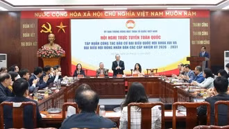 Hoàn thành tốt vai trò của MTTQ trong bầu cử đại biểu Quốc hội khóa XVI và đại biểu HĐND các cấp