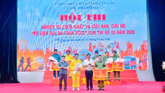 Sôi nổi Hội thi nghiệp vụ PCCC và CNCH “Tổ liên gia an toàn PCCC” (Cụm thi số 03)