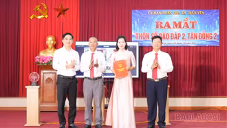 Trấn Yên ra mắt mô hình “Thôn số” tại hai thôn Báo Đáp 2 và Tân Đồng 2