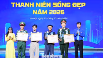 Tôn vinh 15 gương Thanh niên sống đẹp năm 2026