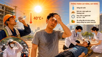 Nắng nóng kéo dài: Cảnh báo nguy cơ sốc nhiệt gây tổn thương não, suy đa tạng