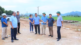 Xã Lục Yên kiểm tra tiến độ thực hiện các công trình, dự án trọng điểm