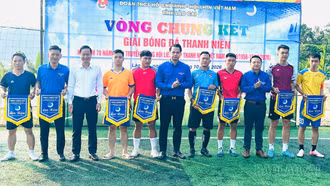 Khai mạc Vòng chung kết Giải bóng đá Thanh niên tỉnh Lào Cai năm 2026 