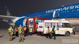 Máy bay Vietnam Airlines hạ cánh khẩn cấp tại Ấn Độ cấp cứu khách