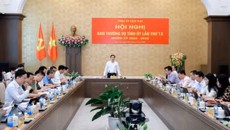Ban Thường vụ Tỉnh ủy Lào Cai họp lần thứ 13, quyết nghị nhiều nội dung quan trọng về phát triển kinh tế - xã hội và công tác xây dựng Đảng