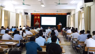 Hơn 120 học viên được bồi dưỡng nghiệp vụ công tác Đảng