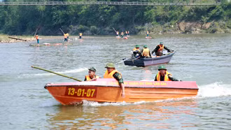 Diễn tập Phòng thủ dân sự tỉnh Lào Cai năm 2026: Các lực lượng hăng say luyện tập dưới nắng hè 