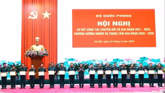 Bộ Quốc phòng cơ bản hoàn thành các chỉ tiêu, nhiệm vụ chuyển đổi số