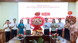 Các cơ quan, đơn vị, địa phương chúc mừng Báo và Phát thanh, Truyền hình Lào Cai nhân Ngày Báo chí cách mạng Việt Nam 