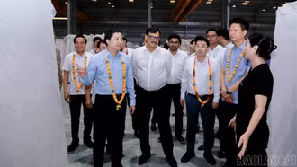 Thường trực Tỉnh ủy khảo sát quy hoạch thuộc Khu du lịch quốc gia hồ Thác Bà và kiểm tra tình hình hoạt động của Nhà máy chế biến đá cẩm thạch R.K quốc tế
