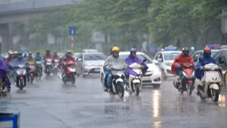 Thời tiết ngày 10/5: Bắc Bộ mưa dông diện rộng