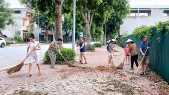 Phường Cam Đường phát động phong trào toàn dân thu gom rác thải, bảo vệ môi trường
