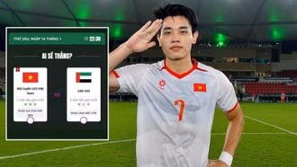 Siêu máy tính AFC dự đoán U23 Việt Nam 88% khả năng thắng U23 UAE