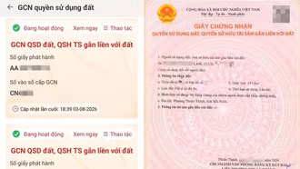 Sổ đỏ bắt đầu hiển thị trên VNeID, người dân có thể tra cứu