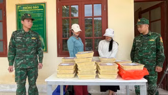 Lào Cai: Ngăn chặn 2 vụ vận chuyển tôm hùm đất lậu, bốc mùi hôi thối qua biên giới