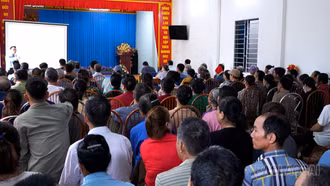 Công bố thực hiện dự án phát triển hạ tầng và đô thị bền vững tỉnh Lào Cai (vốn vay ADB) tại xã Gia Phú