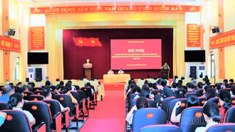 Xã Lục Yên tổ chức Hội nghị quán triệt, triển khai thực hiện Nghị quyết Trung ương 3, khóa XIV