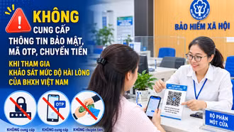 Khuyến cáo người dân, doanh nghiệp tuyệt đối không cung cấp mã OTP hay chuyển tiền khi tham gia khảo sát