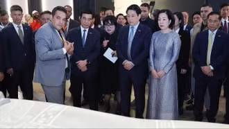 Chủ tịch nước Lương Cường và Phu nhân thăm Đại bảo tàng Ai Cập