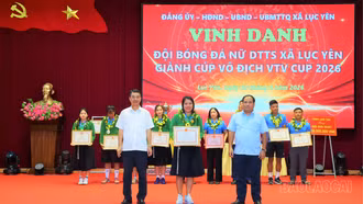 Lục Yên vinh danh đội bóng giành chức Vô địch Giải bóng đá nữ các dân tộc thiểu số Việt Nam VTV - Cup 2026