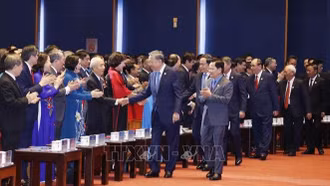 Tổng Bí thư, Chủ tịch nước Tô Lâm và các lãnh đạo Đảng, Nhà nước dự Phiên trọng thể Đại hội XIV Công đoàn Việt Nam