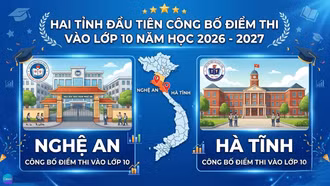 Hai tỉnh đầu tiên công bố điểm thi vào lớp 10 công lập năm 2026