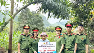 Lan tỏa hình ảnh chiến sĩ công an kỷ luật, trung thành và gần dân 