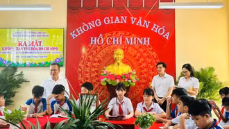 Trường THCS Ngô Văn Sở ra mắt Không gian văn hóa Hồ Chí Minh