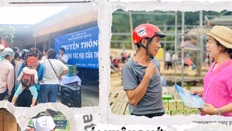 Lào Cai truyền thông chống tác hại thuốc lá 